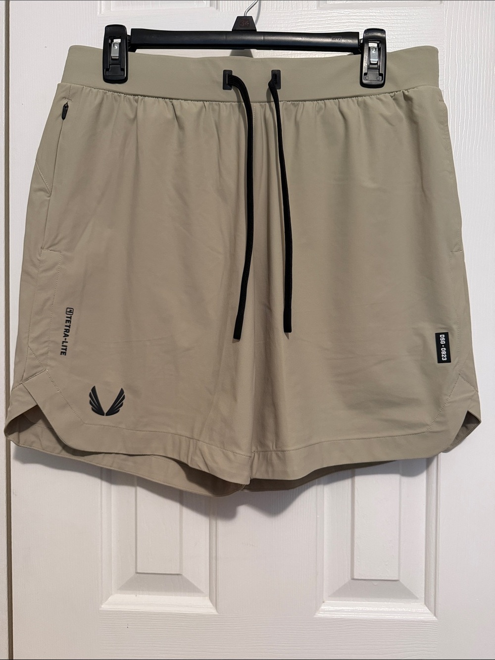 ASRV Men's Tan Performance Training Shorts